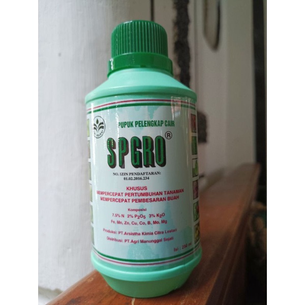 PUPUK PELENGKAP CAIR SPGRO 250ml