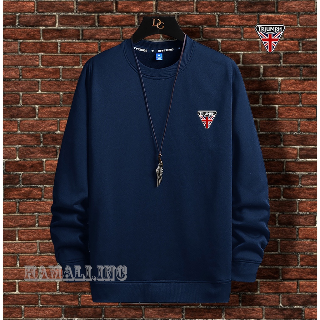 Sweater Crewneck Roughneck / Crewneck Roughneck Pria Wanita TRIUM