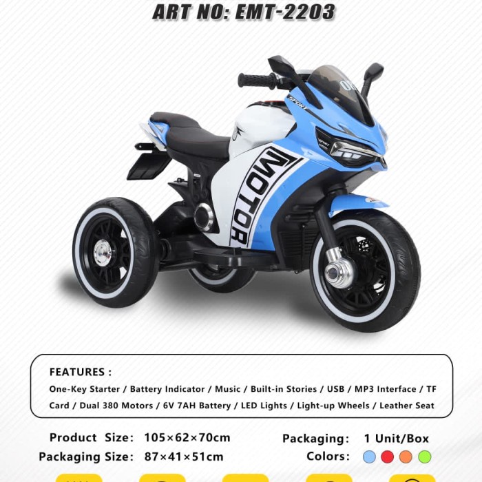 MOTORAN AKI ANAK EXOTIC EMT-2203 TERMURAH