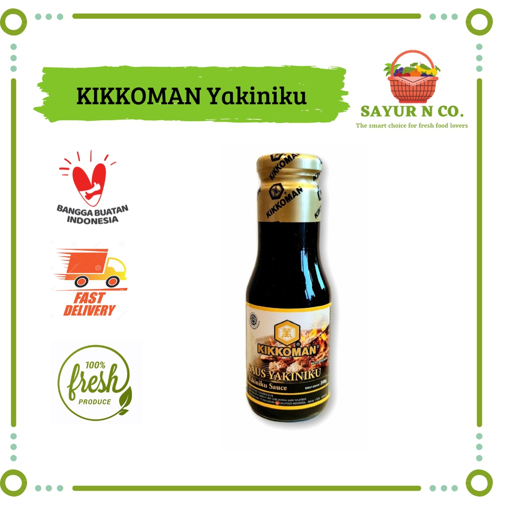 

KIKKOMAN Yakiniku Sauce - Saus Yakiniku 300gr Halal | Sayur N Co Bekasi
