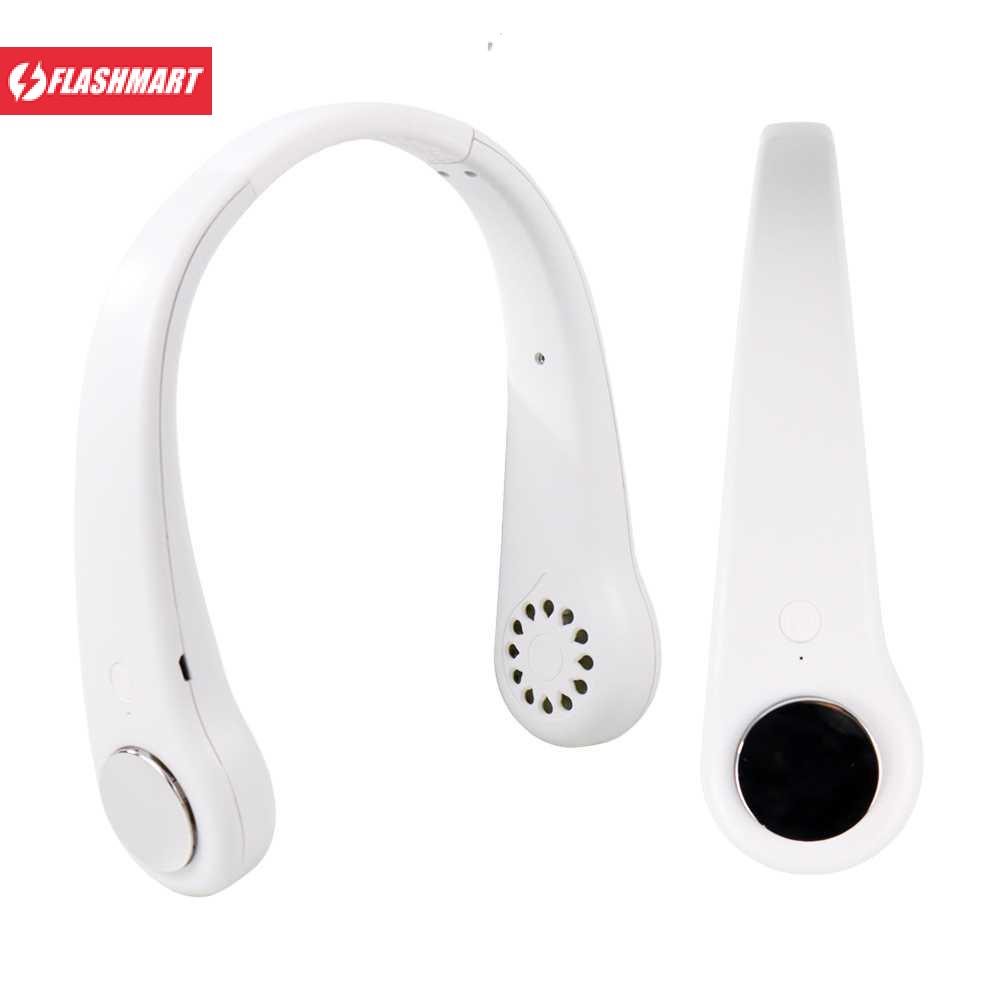 Flashmart Kipas Angin Leher Portable Sports Leafless Neck Fan USB - M8