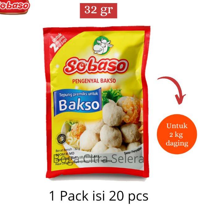 

◊ Sobaso Tepung Pengenyal Bakso 32gr (1 Pack) ✾