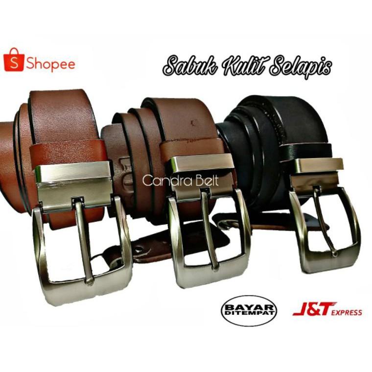 TERBARU Sabuk kulit Pria Asli 100%