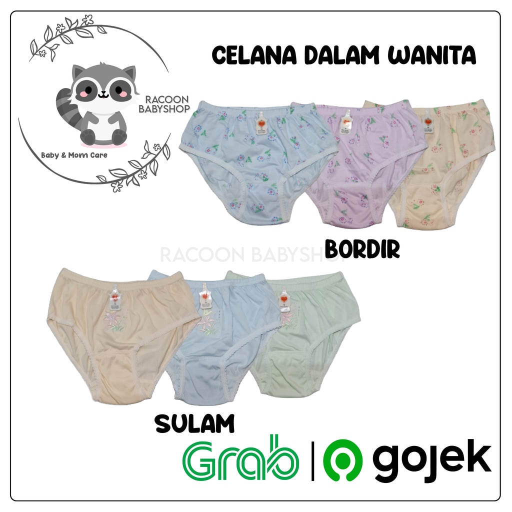 CELANA DALAM WANITA / CD WANITA UNDERWEAR BAHAN KATUN LEMBUT DAN HALUS MELAR BIG SIZE