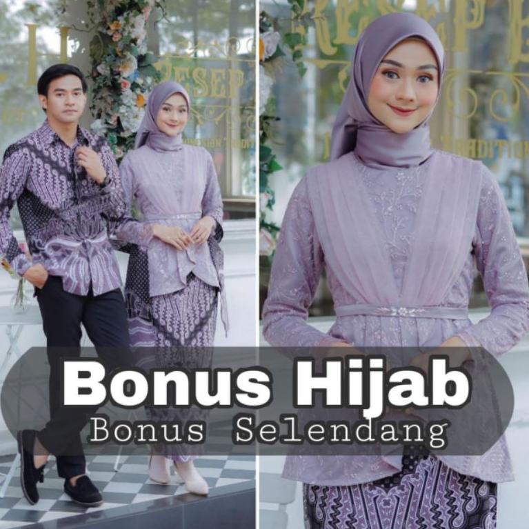 MURAH BANGET set couple kebaya aveena/set couple kebaya tunangan/set couple kebaya lamaran