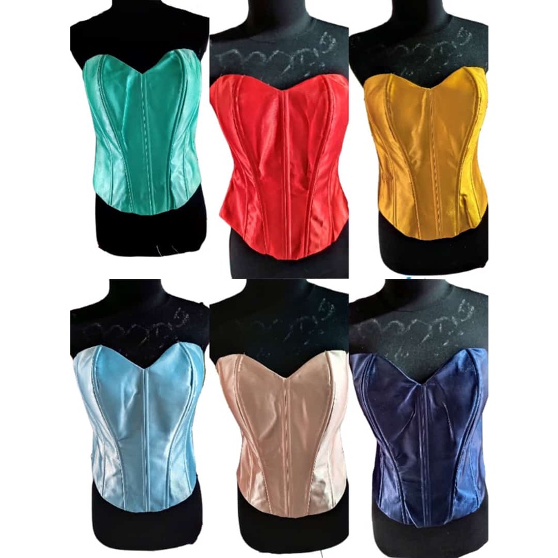 bustier satin