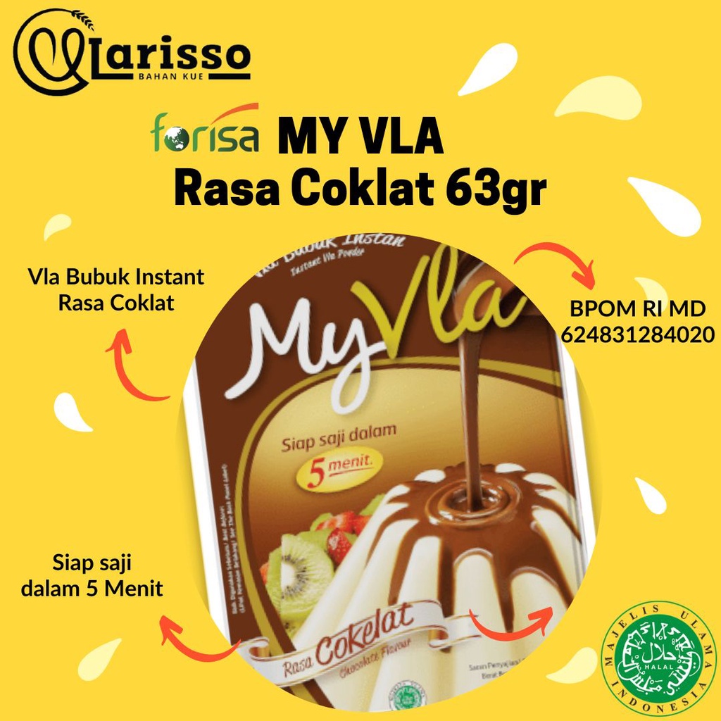 

NUTRIJELL MY VLA COKELAT VLA BUBUK INSTAN RASA COKLAT 63GR