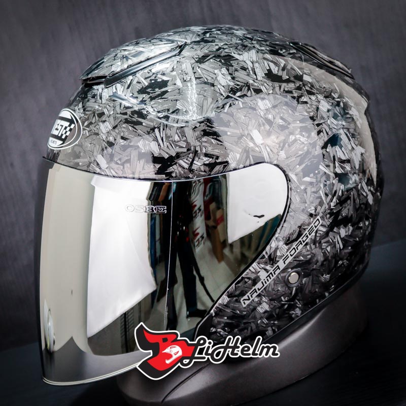 NAJIMA HELM WEST MOTIF CARBON | FORGED | HALF FACE