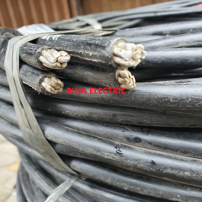 Terlaris Kabel Twisted Sr 4X35 (3X35+1X25) Twisted Cable 4X35Mm Meteran