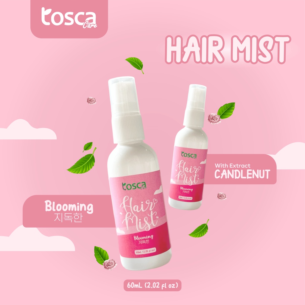 TOSCA HAIR MIST SPRAY / PARFUM RAMBUT AGAR MUDAH DI ATUR DAN WANGI