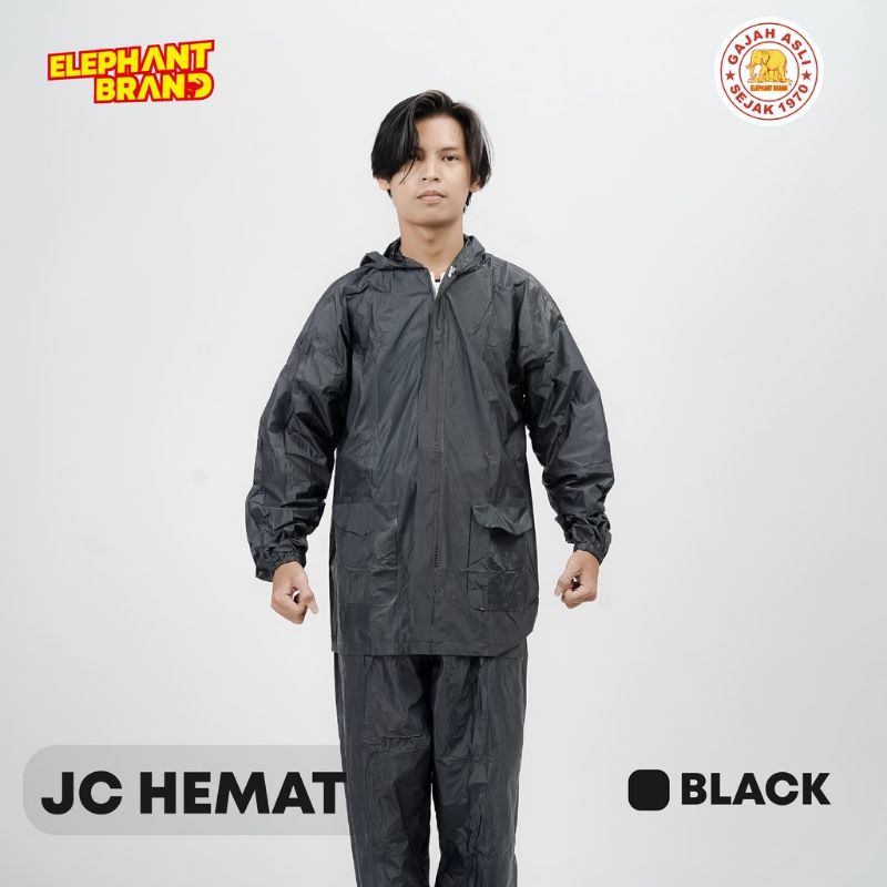 Jas Hujan Setelan Jaket Celana Hemat Gajah Elephant Brand