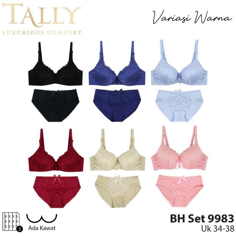 Terbaru TALLY BRA SET BROKAT 9983 Murah