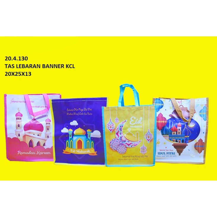 

TAS LEBARAN BANNER KECIL TAS TOTEBAG TAS KADO