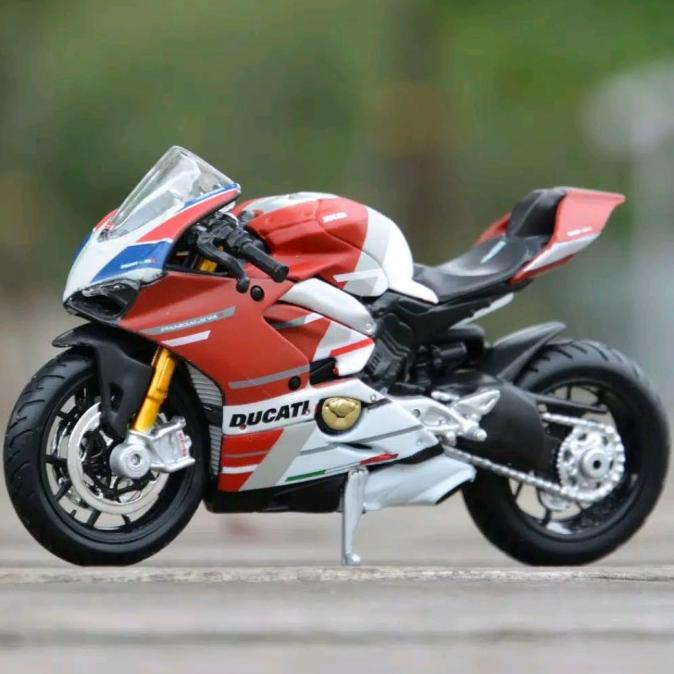 Diecast Miniatur Maisto 1:18 Ducati Panigale V4 S Corse 1:18 Maisto