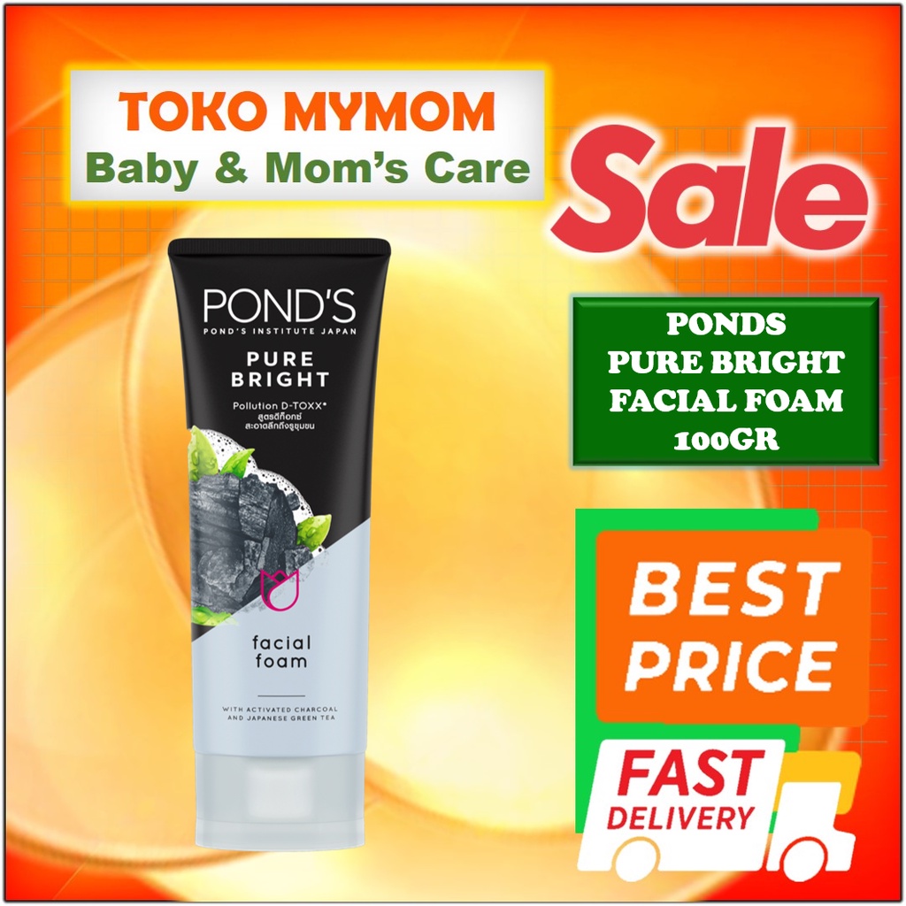 [BPOM] Ponds Facial Foam 100gr / White Beauty / Bright Beauty (Pink) / Pure Bright (Hitam) / Facial Scrub Clear Solution (Hijau) / Face Wash / Facial Wash / Sabun Cuci Muka / Pond's / Pond / MY MOM