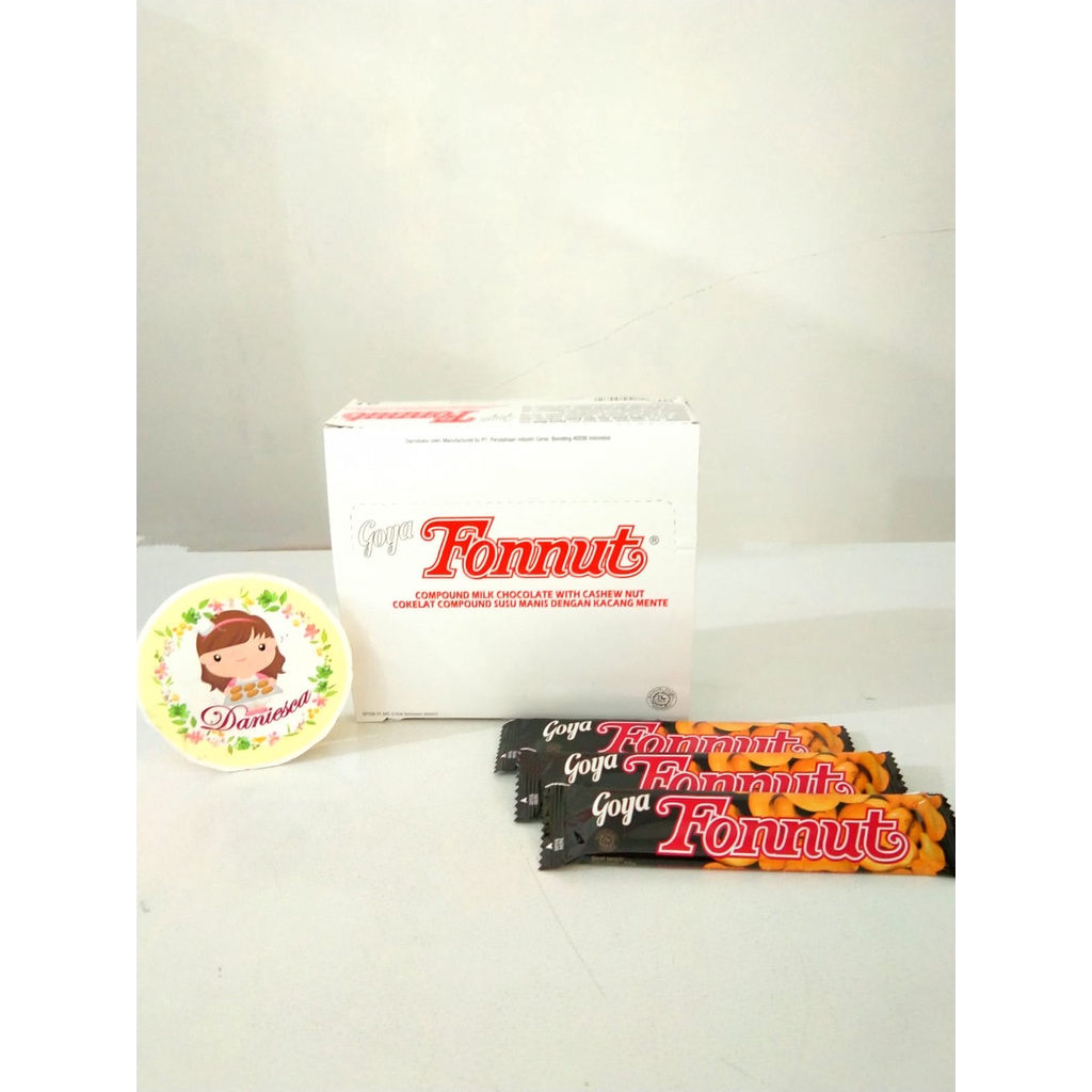 

.Coklat Fonnut Goya coklat susu isi kacang mede 24 pcs murah enak (scp)