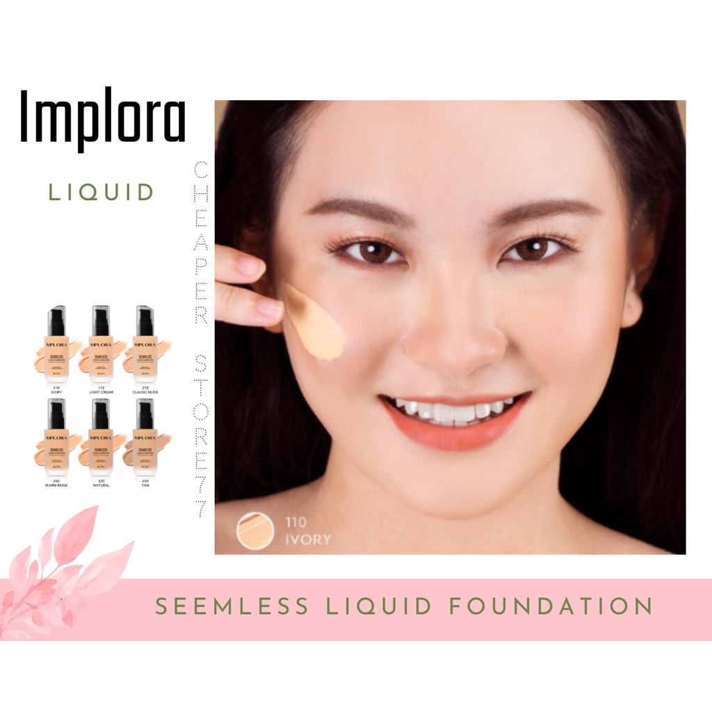 IMPLORA - SEEMLESS LIQUID FOUNDATION 33 ML