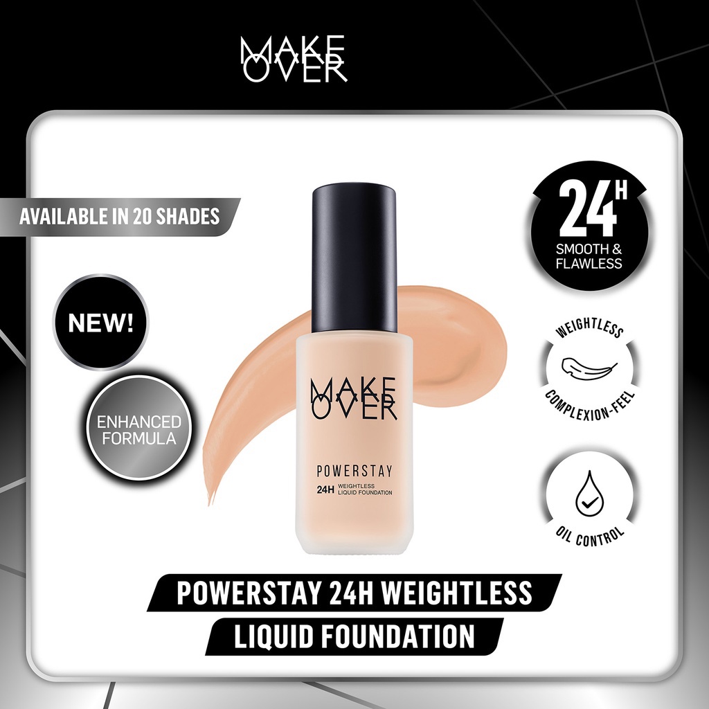 Make Over Powerstay 24H Weightless Liquid Foundation - 33ml