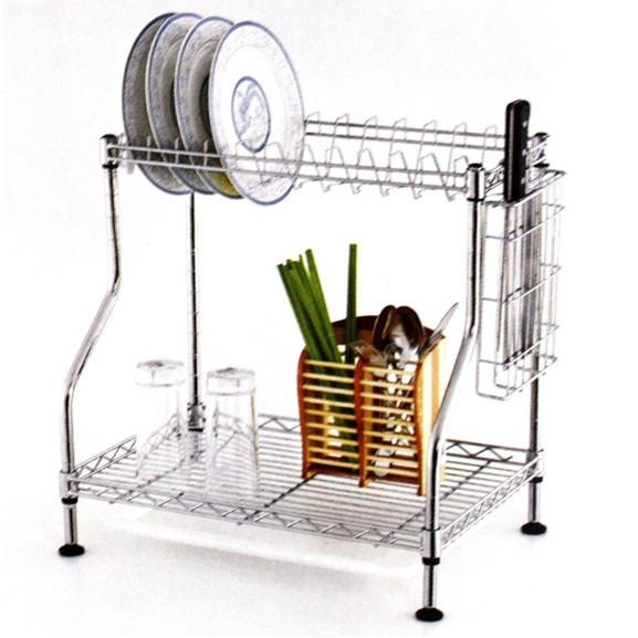 Zehn Cj-C1140 Dish Rack 2 Tingkat (Rak Piring) Wafleursz