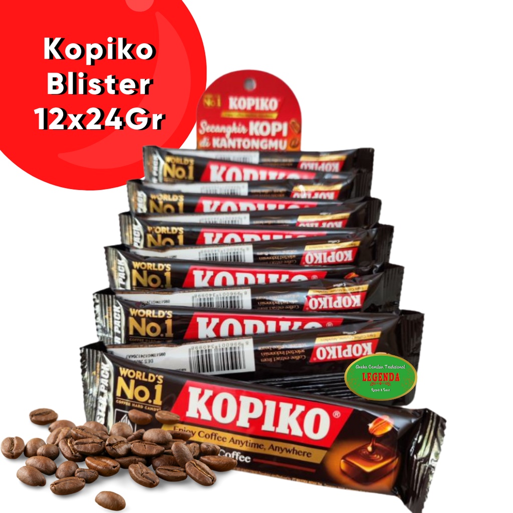 

Kopiko Classic Blister Pack isi 12 pcs permen kopi coffee candy