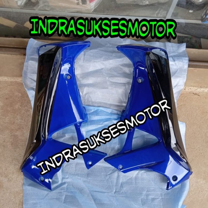 sayap body depan motor supra x 125 lama warna biru