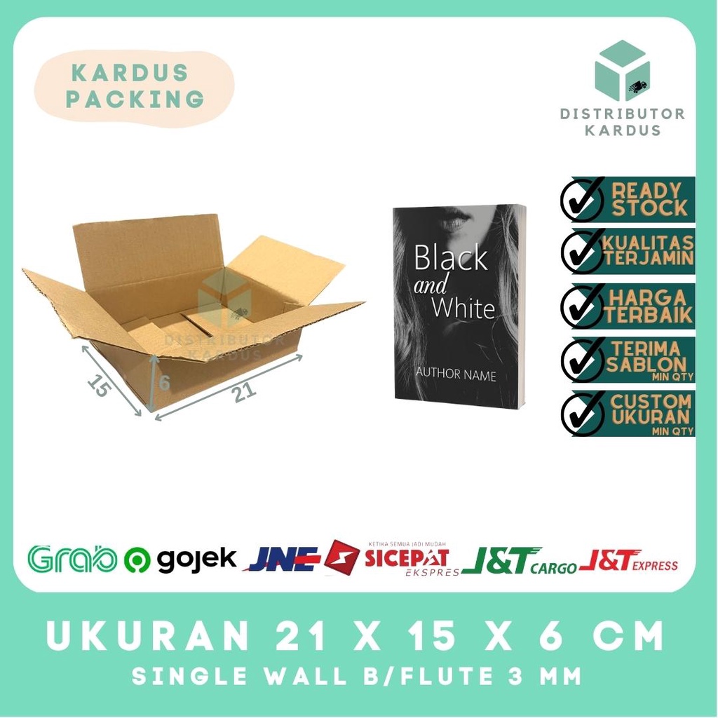 

Kardus Box Karton Packing 21x15x6 MURAH