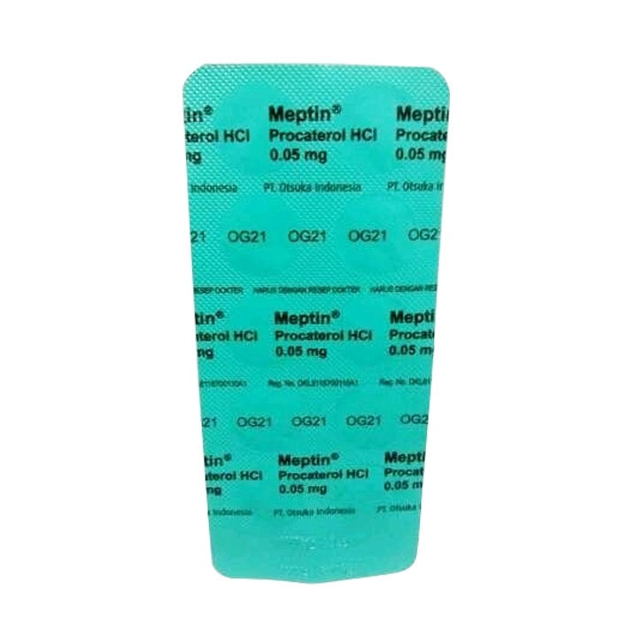 MEPTIN 50 MCG 1 BLISTER @ 10 TABLET