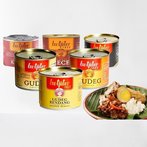 Gudeg Kaleng Original Bu Tjitro - Khas Jogja 210gr