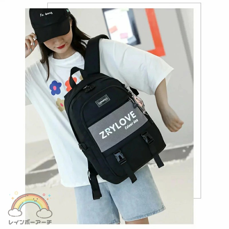 Rayhana - Tas Sekolah Anak-anak Remaja Tas Main Fashion Bag Ransel Korean Style Tas Zrylove