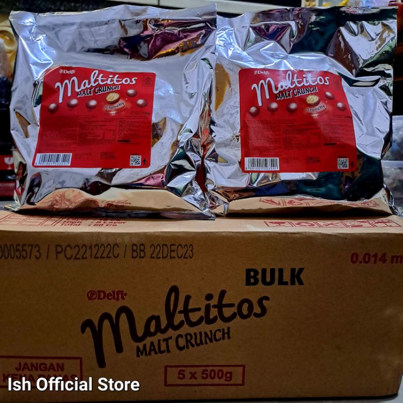 

Maltitls Delfi 500gr Delfi Maltitos 500gr Chic choc 500gr murab Maltitos riject 500gr murah