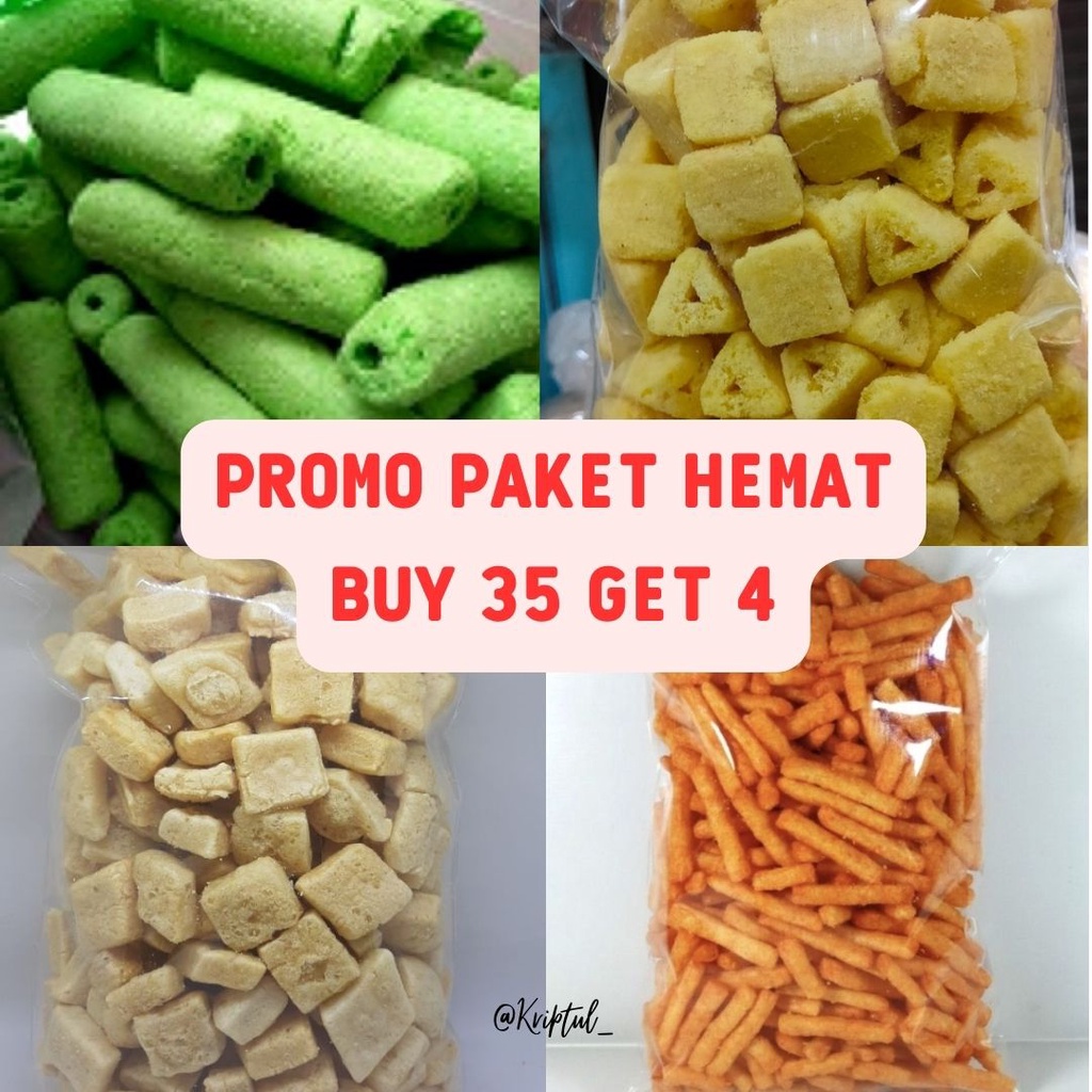 

PROMO PAKET HEMAT 35K GET 4 BUNGKUS