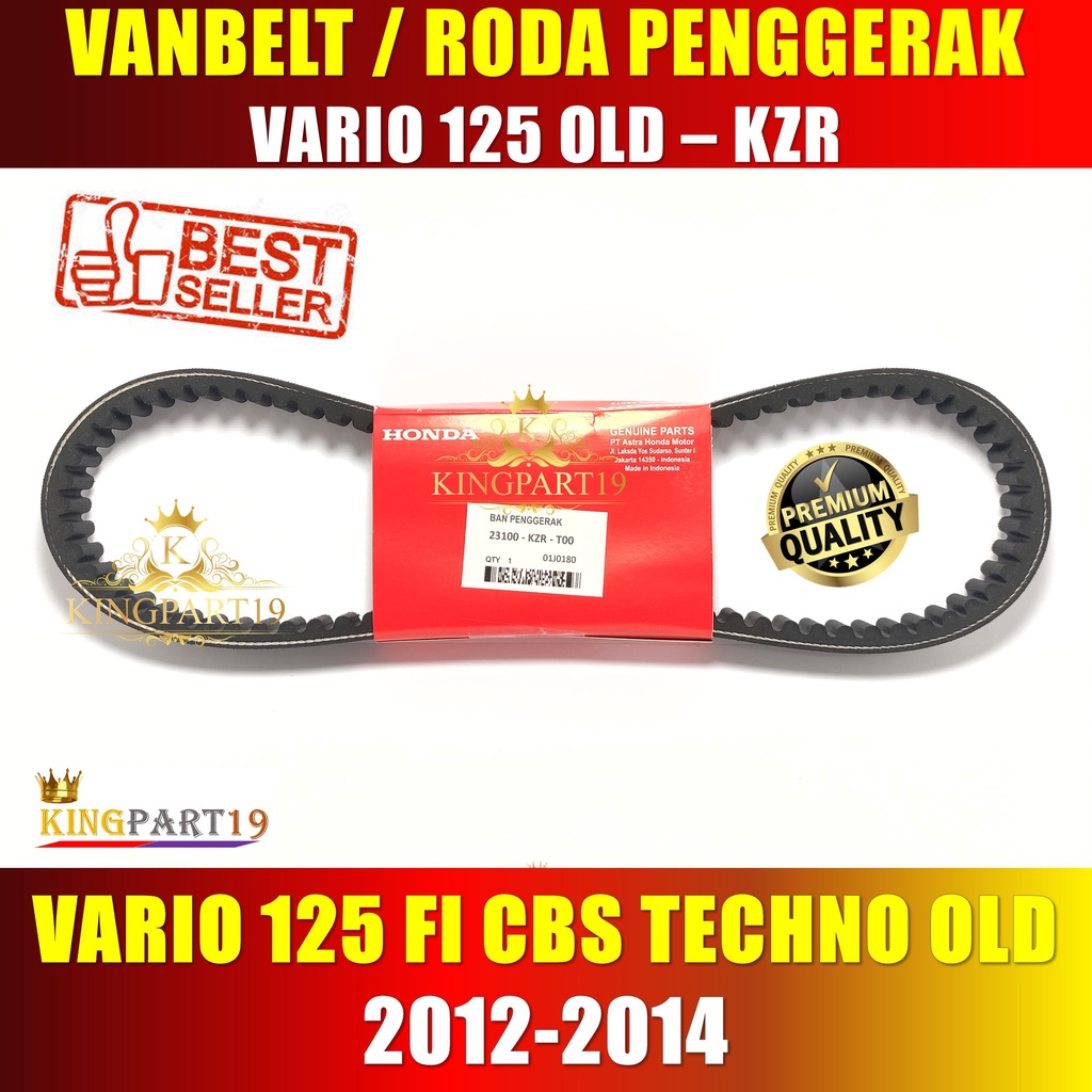 VANBELT VARIO 125 FI CBS TECHNO OLD BOHLAM KZR RODA PENGGERAK PANBEL VANBEL KZR