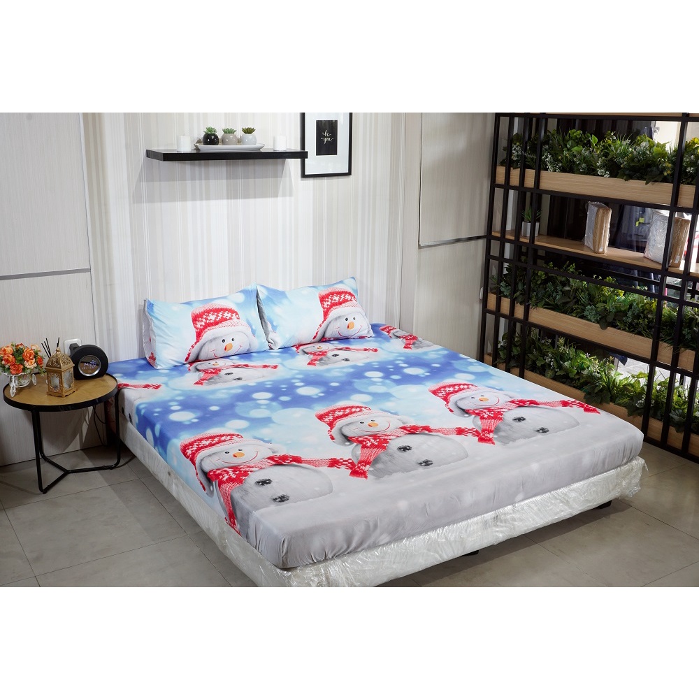 Idola Style Veronica Sprei 100 / 120 Micro Print Tinggi 20 cm MP-8101