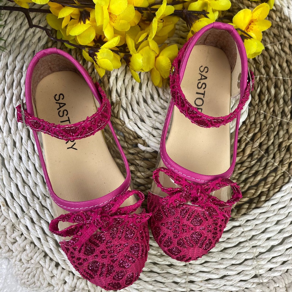 [TAMAN SEPATUKU] SEPATU TRENDY MURAH FLATSHOES PESTA BROKAT 1 2 3 4 5 6 USIA HAX16