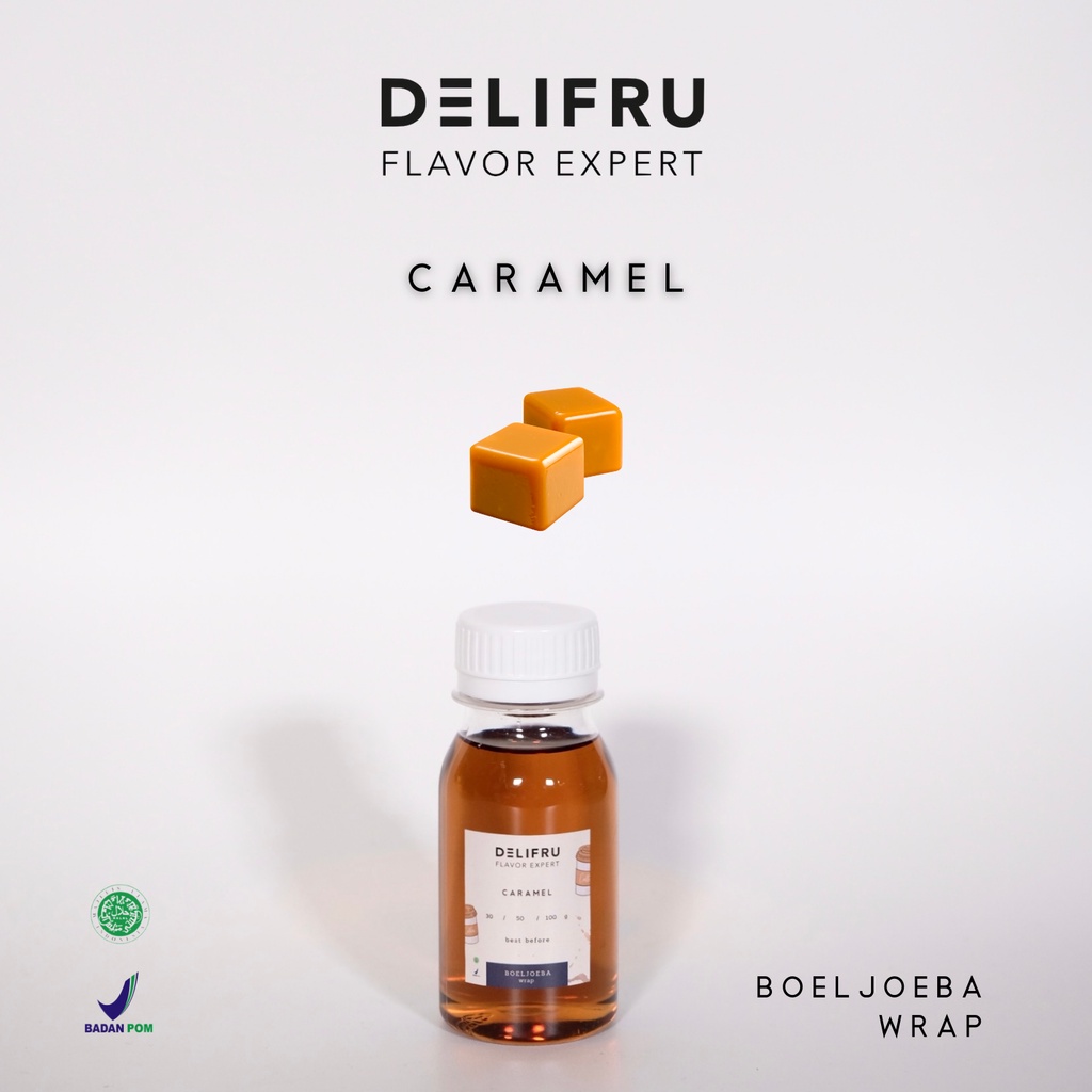 Delifru Caramel Syrup Repack [30, 50, 100] g