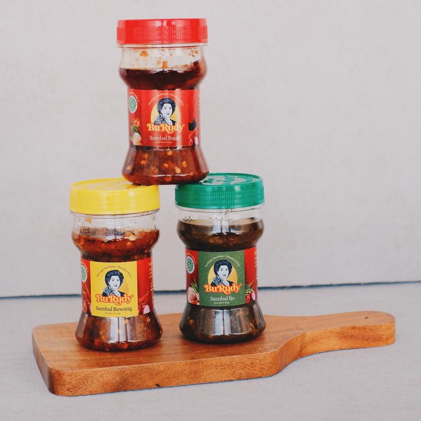 

➪ Paket Sambal Setopan Bu Rudy (3 Botol) ✪