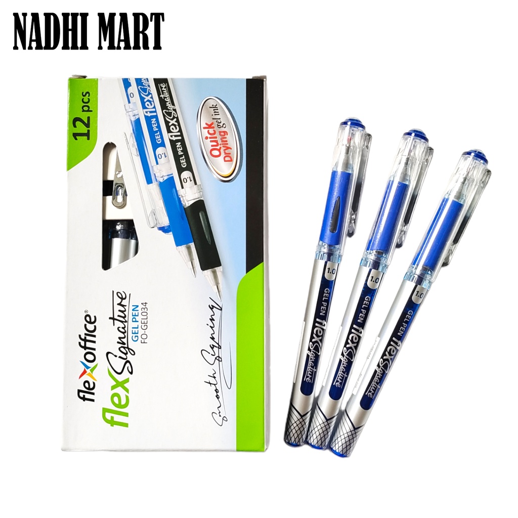 

FLEXOFFICE PULPEN GEL HITAM 1.0 / FLEXOFFICE PULPEN GEL BIRU 1.0 / BP FLEXOFFICE SIGNATURE FO-GEL034 HT (12/864)