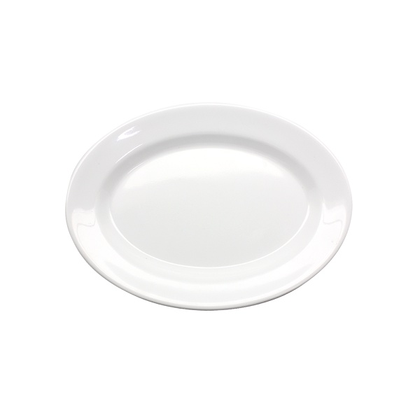 Golden Dragon Horeka Putih Piring Lodor 9" (P5609) SET 48 PCS