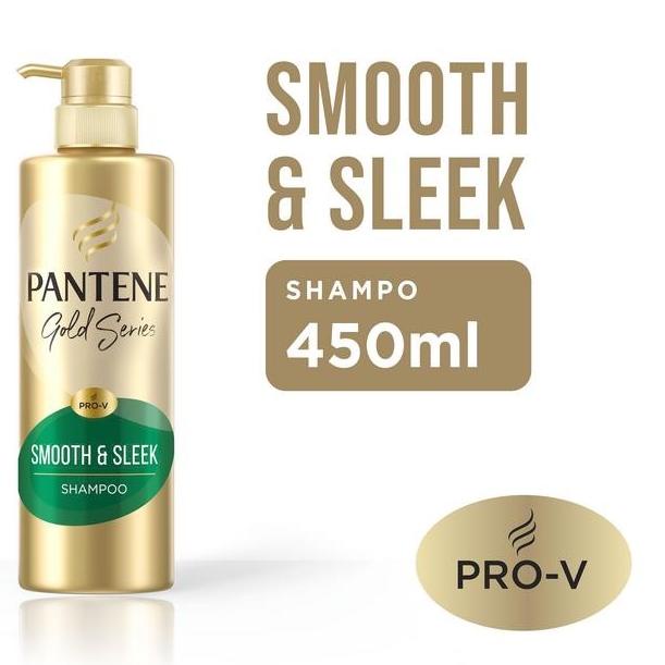 ✹ Pantene Pro-V Gold Series Smooth & Sleek Shampoo 450 ml ➲