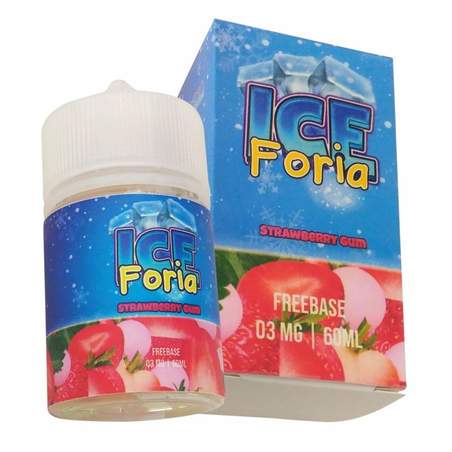 Liquid Vape Ice Foria Strawberry 3MG 60ML By 168 E-Liquid x Omnilab