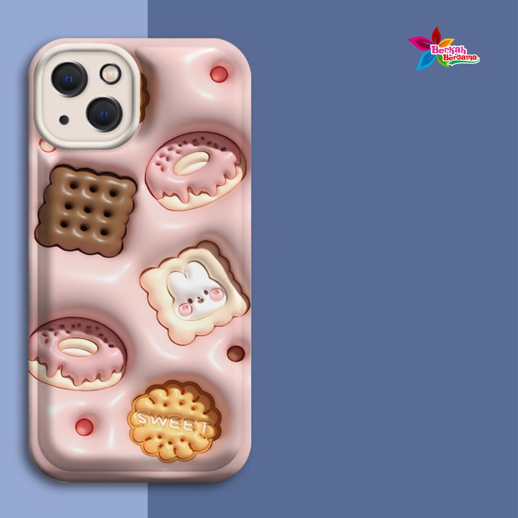 SS146 SOFTCASE MOTIF COOKIES AKSEN 3D FOR  INFINIX HOT 12 12I PLAY 20 20I 20S 30I 30 PLAY NOTE 8I 11 12 G96 PRO 12 2023 ZERO X NEO PRO BB7799