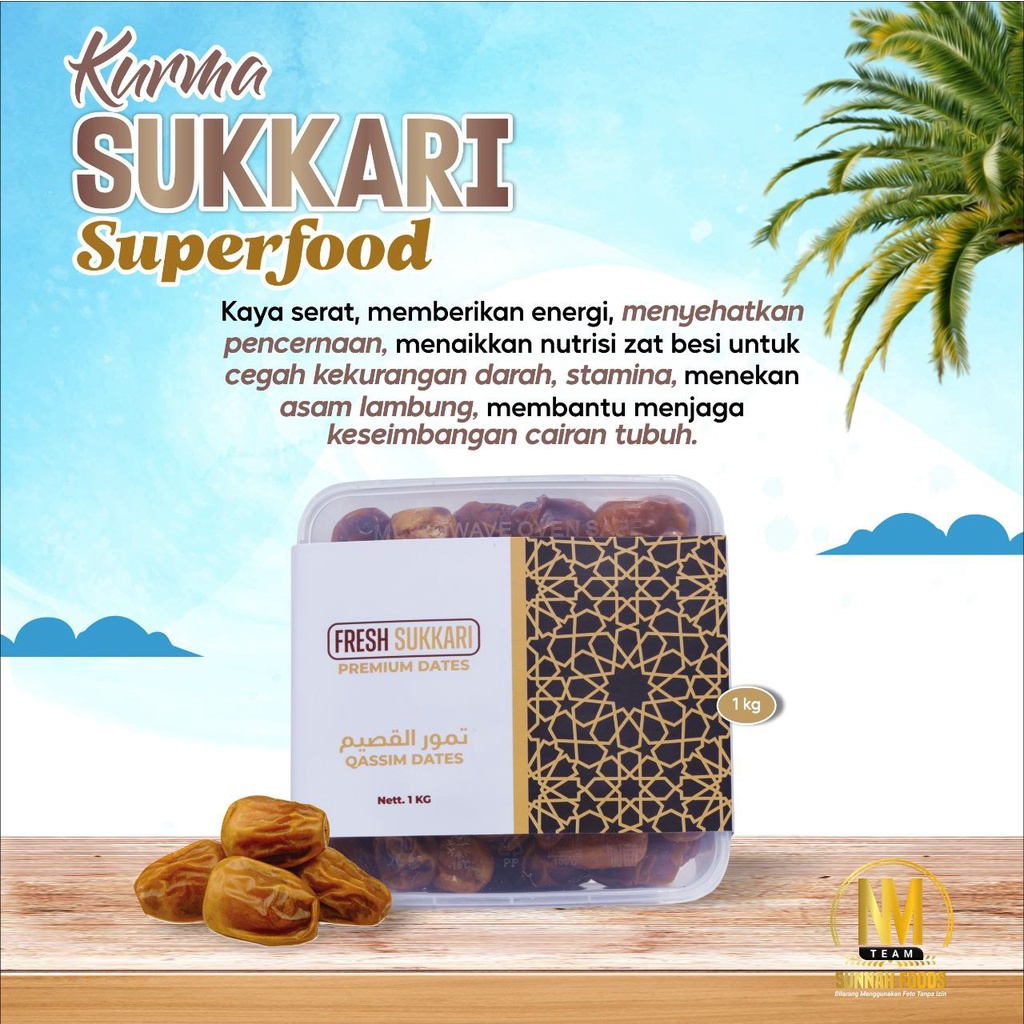 

Kurma Sukkari Sukari Castle Farm 1Kg