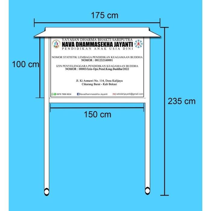 

Terlaris Plang Sekolah/Yayasan/Kantor Kepala Desa