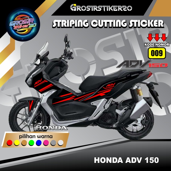 CUTTING STIKER HONDA ADV 150 / STRIPING VARIASI HONDA ADV 150 / STIKER CUTTING VARIASI