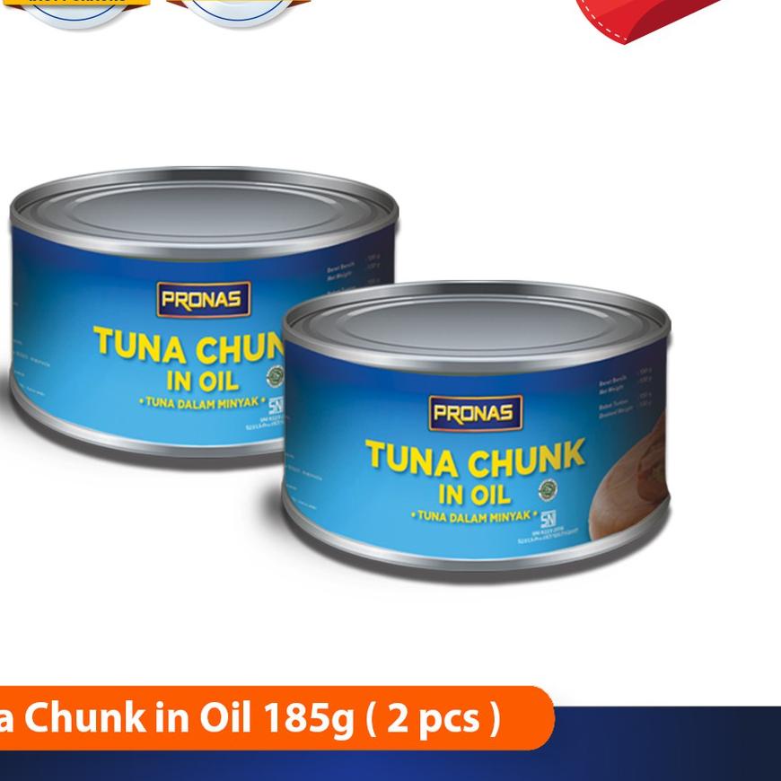 

❁ Pronas Paket Exclusive Tuna Chunk in Oil 185 g bundling 2 pcs ➾