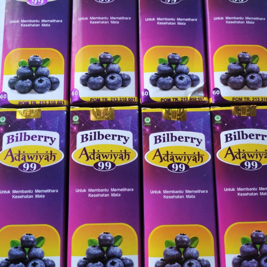 bilberry Adawiyah 99 herbal vitamin untuk mata original