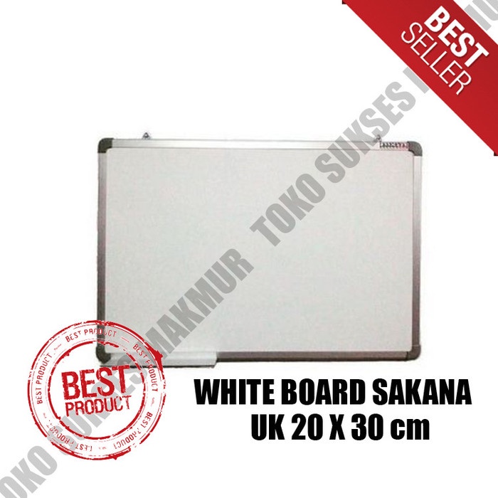 

White Board SAKANA 20 x 30 cm Papan Tulis / Whiteboard Gantung