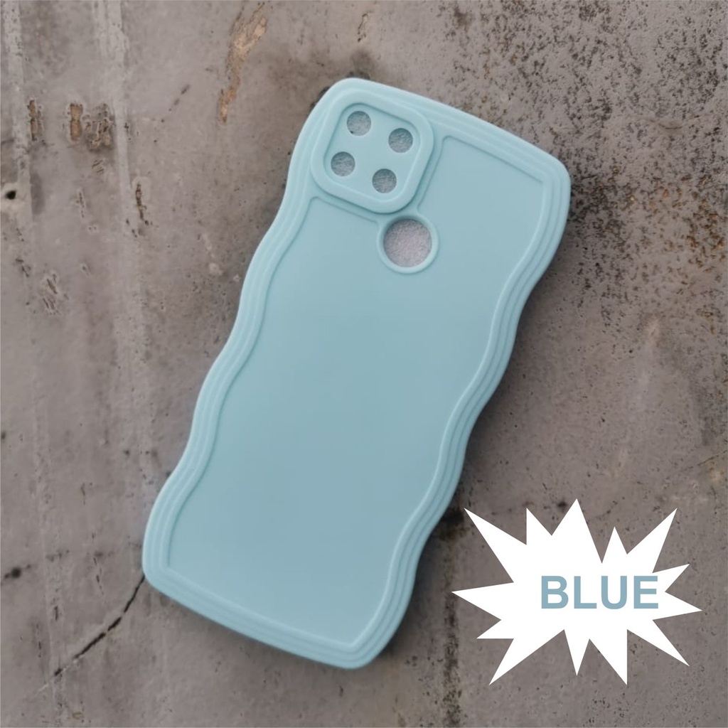 Softcase Gelombang Oppo A16 A17 A3S A5S A12 A11K A7 A5 A9 A15 A15S A52 A53 A92 2020 2022 Case Silikon