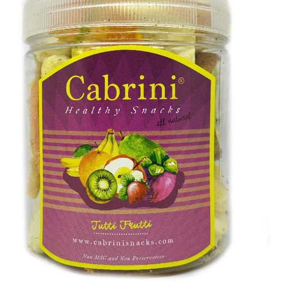 

✾ Cabrini Healthy Snacks - Tutti Frutti (500 ml) Keripik Buah Premium ➧