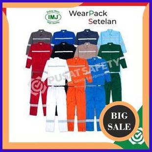 sparepart Setelan Baju Celana Kerja Wearpack Safety IMJ Uk. 3XL 1F3BZ3